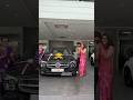 Soniya Singh Pavan Siddu At Mercedes Benz Car Showroom For Car Delivery Siddu Soniya
