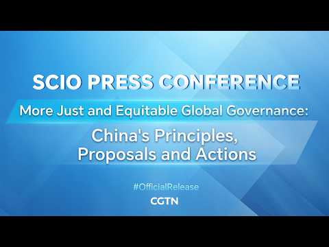 Live: China releases white paper on global governance