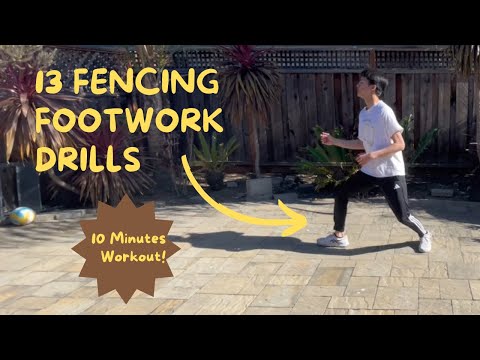 13 Fencing Footwork Drills You MUST Know (Quick 15 mins routine)