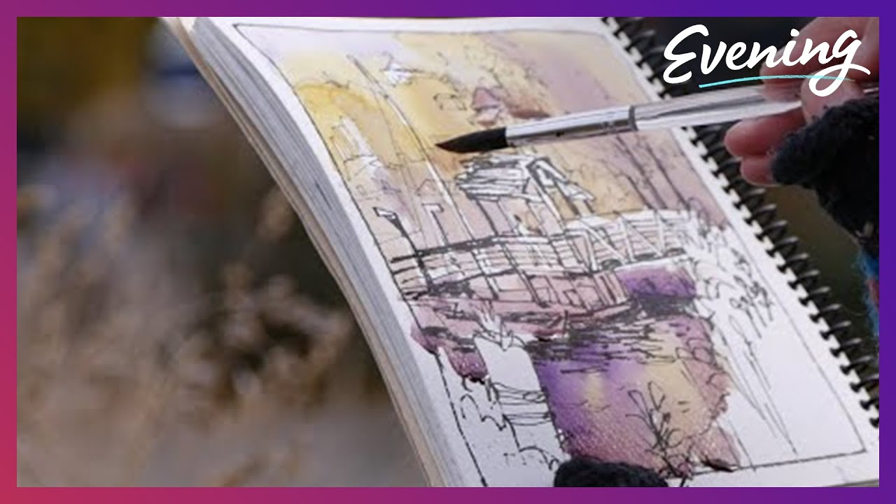 Sketching Seattle, one scene at a time