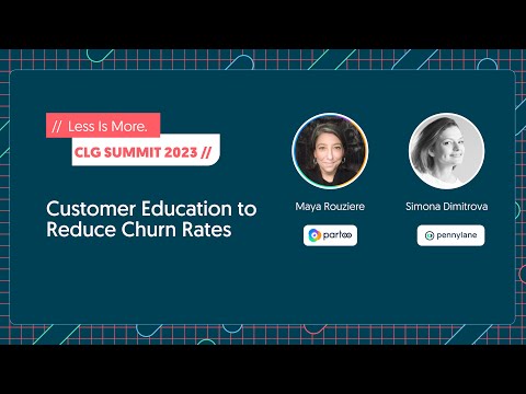 Customer Education to Reduce Churn Rates - Maya Rouziere (Partoo) & Simona Dimitrova (Pennylane)