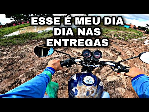 É ASSIM QUE É MEU DIA NAS ENTREGAS -Márcio_MotoVlog