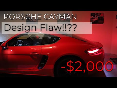 Porsche Cayman S - 718 Owner's Beware - Design Flaw May Costs You Thousands