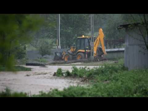 Intervenție SVSU Războieni - inundații, 13 mai 2017