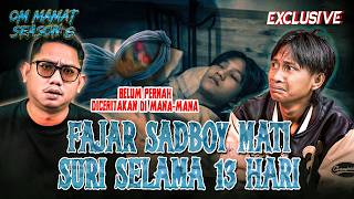 Download lagu FAJAR SADBOY PUNYA CERITA SEREM BGT? 13 HARI MATI SURI, KELUARGA SUDAH PASRAH #OMMAMAT mp3 Download lagu FAJAR SADBOY PUNYA CERITA SEREM BGT? 13 HARI MATI SURI, KELUARGA SUDAH PASRAH #OMMAMAT mp3