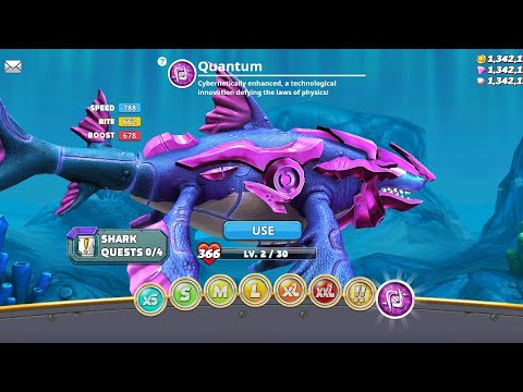 All Shark Unlocked - Hungry Shark World Quantum Latest Gameplay 🦈🦈