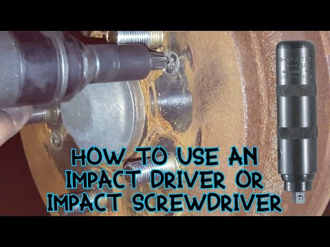 How to Use a Manual Impact Driver or Impact Screwdriver