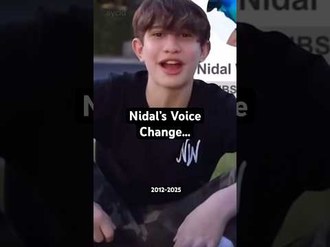 Nidal’s voice change is crazy… 💫 | 2012-2025