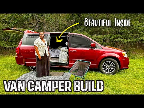 Her Van is the BEST No Build Minivan Camper Van Creation I’ve Seen