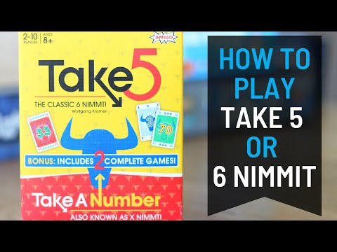 How To Play Take 5 Or 6 Nimmit Card Game In Under 5 Minutes