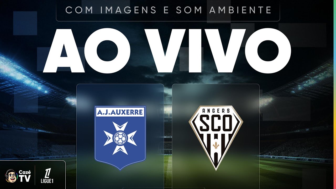 AO VIVO E COM IMAGENS (SOM AMBIENTE): AUXERRE X ANGERS | LIGUE 1 2025/2026 | 32ª RODADA
