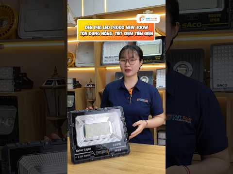 Đèn pha led năng lượng mặt trời 300W P300D (NEW)