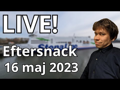 EFTERSNACK: Kryssning med Stena Line till Kiel - Stena Scandinavica!  #live
