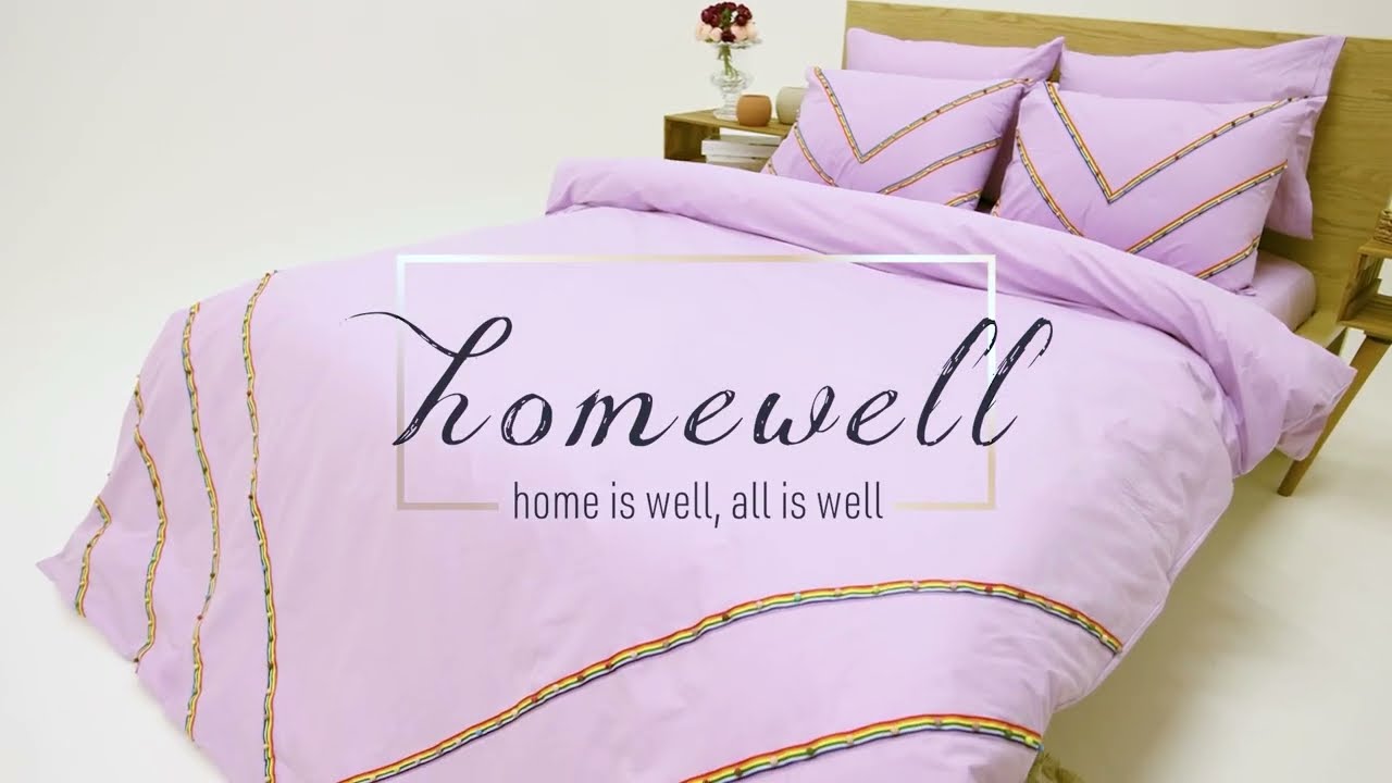 MARSILYA DUVET COVER SET  - LILAC