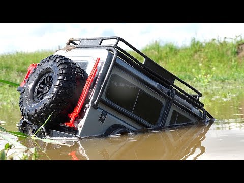 TRAXXAS TRX4 Driver ROOF DEEP - SWAMP RESCUE w/ SPYKER KAT  | RC ADVENTURES