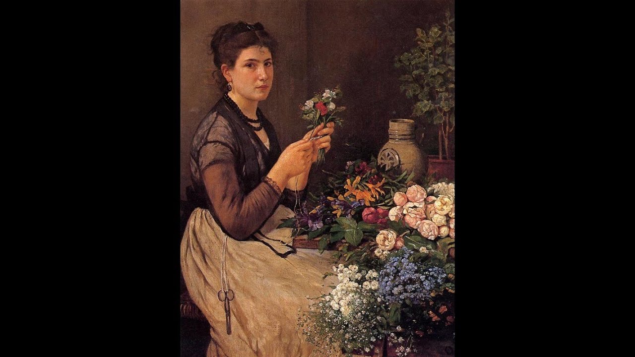 Otto Franz Scholderer (1834-1902) German painter ✽ Chopin/ Nocturno