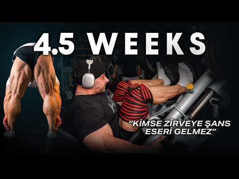 NO DRAMA ! ⭕️4.5 WEEKS OUT | LEG DAY | Nihat Kaya