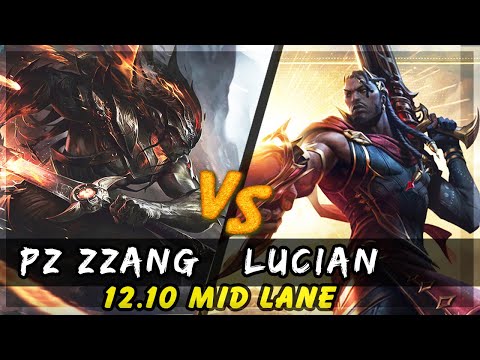 Pz Zzang - Yasuo vs Lucian MID Patch 12.10 - Yasuo Gameplay