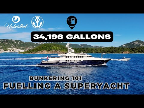 🚢 How Superyachts Refuel: Bunkering 32,000 Gallons on M/Y Unbridled ⛽️