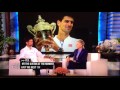 Novak Djokovic visits Ellen Degeneres 3/22/2016 Full Interview