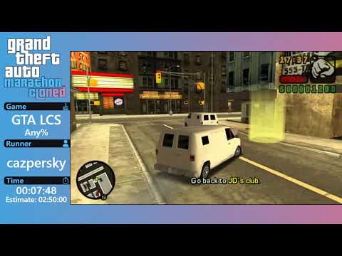 GTAMarathon 2019: Cloned - Grand Theft Auto: Liberty City Stories - Any% - cazpersky