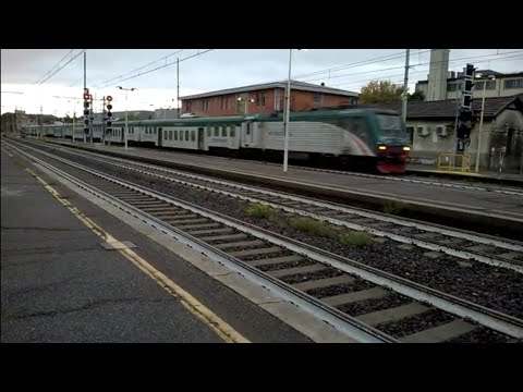 E464 190+7 piano ribassato Trenord - Milano Greco - 27/10/2020