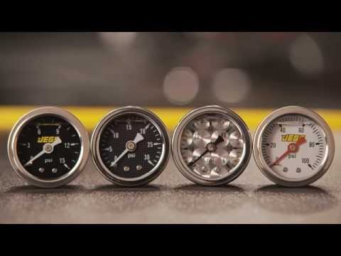 JEGS 1.5\" Fuel Pressure Gauges With Kenny Wallace