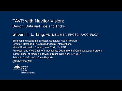 Navitor Vision TAVR: Design, Data, Tips and Tricks