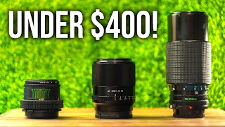 3 Awesome Lenses for SONY Cameras! (UNDER $400)