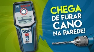 INCRÍVEL: Detector de cano de água, parte elétrica e metais - Bosch GMS120