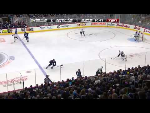 Pittsburgh Penguins vs Winnipeg Jets | Full Highlights | January 25th 2013