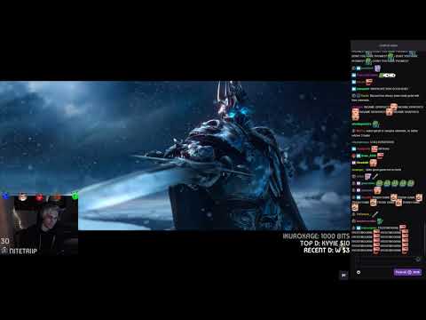 XQC Reacts to World of Warcraft - Wrath of the Lich King with chat