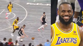 LeBron James Fools Grizzlies With High IQ Steal Between Two Players! Lakers vs Grizzlies