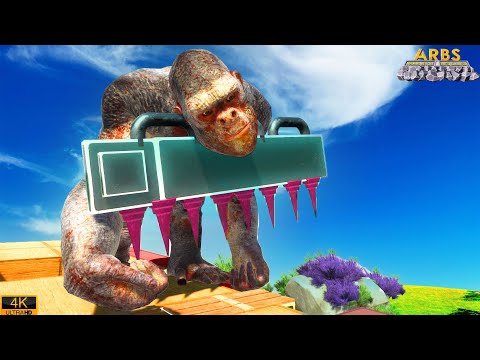 RUN and ESCAPE from SPIKE TRAP ?-Animal Revolt Battle Simulator