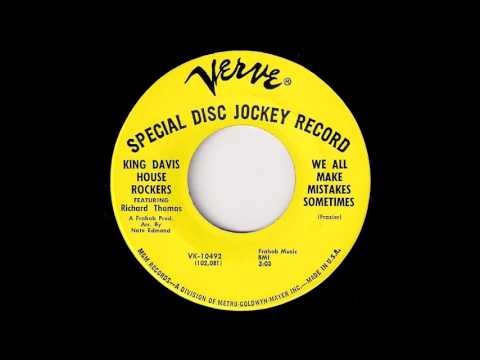 King Davis House Rockers - We All Make Mistakes Sometimes [Verve] 1967 Deep Soul 45 Video