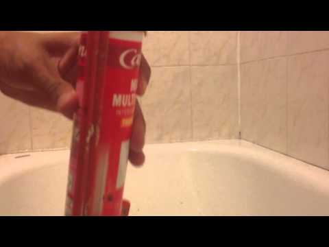 comment appliquer joint silicone baignoire