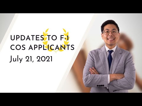 USCIS Announces F-1 COS Applicants No Longer Need to “Bridge the Gap”