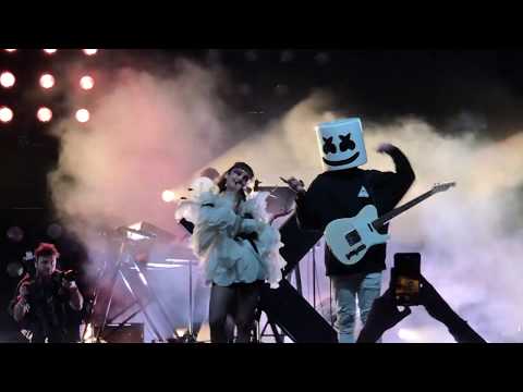 CHVRCHES - Here With Me  (with Marshmello) -  Coachella 2019 Weekend 1 - 4/14/2019