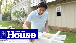 How to Build a Garage Pergola | This Old House