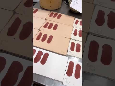 Bone ash glaze tests with tenmoku 🤗🤗🤗 YAAY!