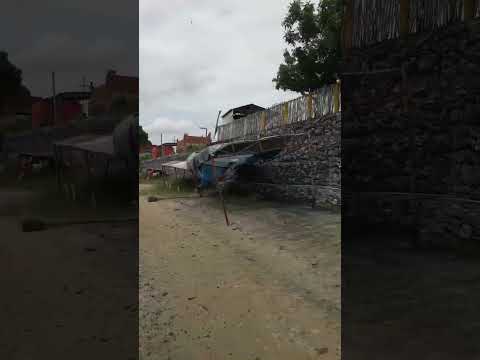O lindo Rio Paraíba no distrito de Ribeira na cidade de Santa Rita na paraiba.