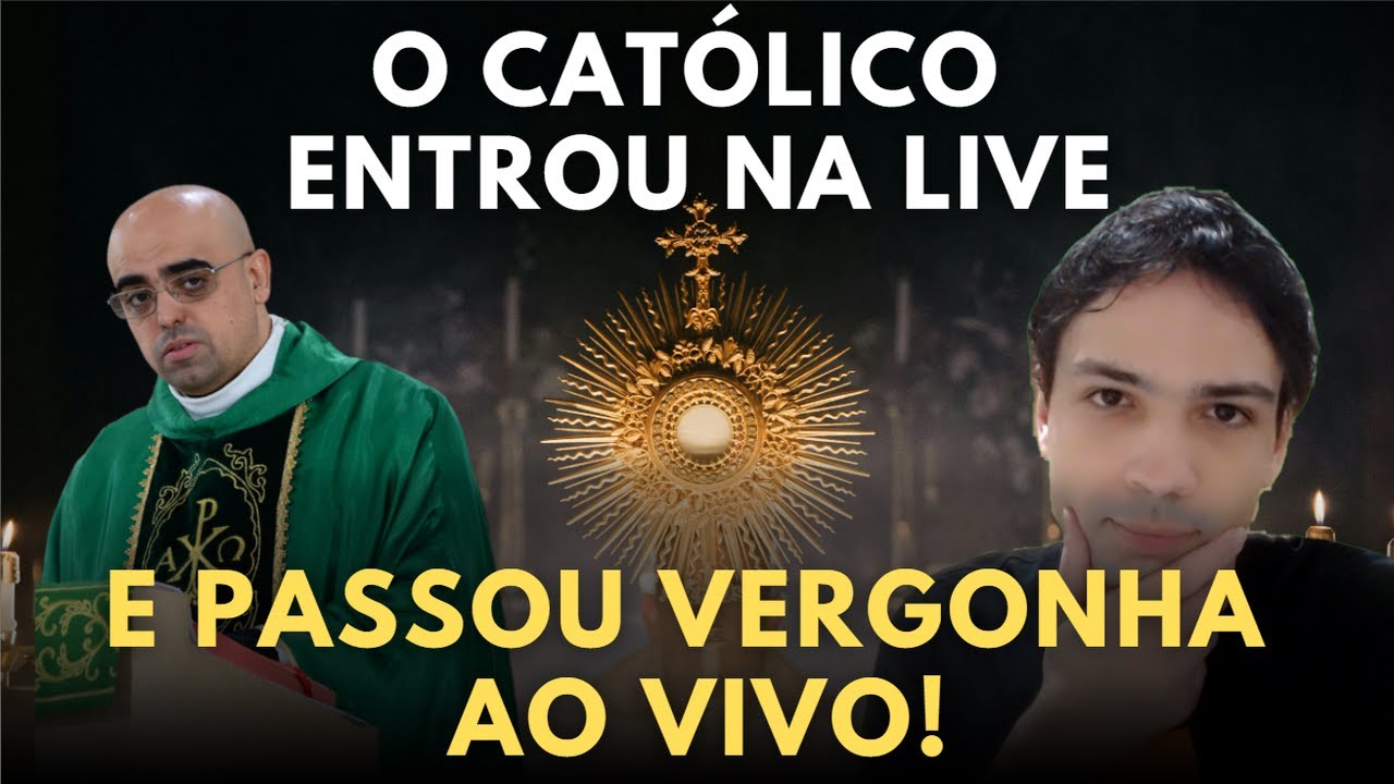 CATÓLICO ENTROU NA LIVE E REFUTOU O CATOLICISMO! (Melhores momentos do debate)