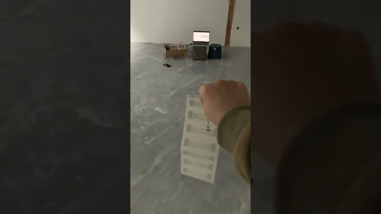 Yanzeo UHF RFID Reader reading test #rfid #rfidreader