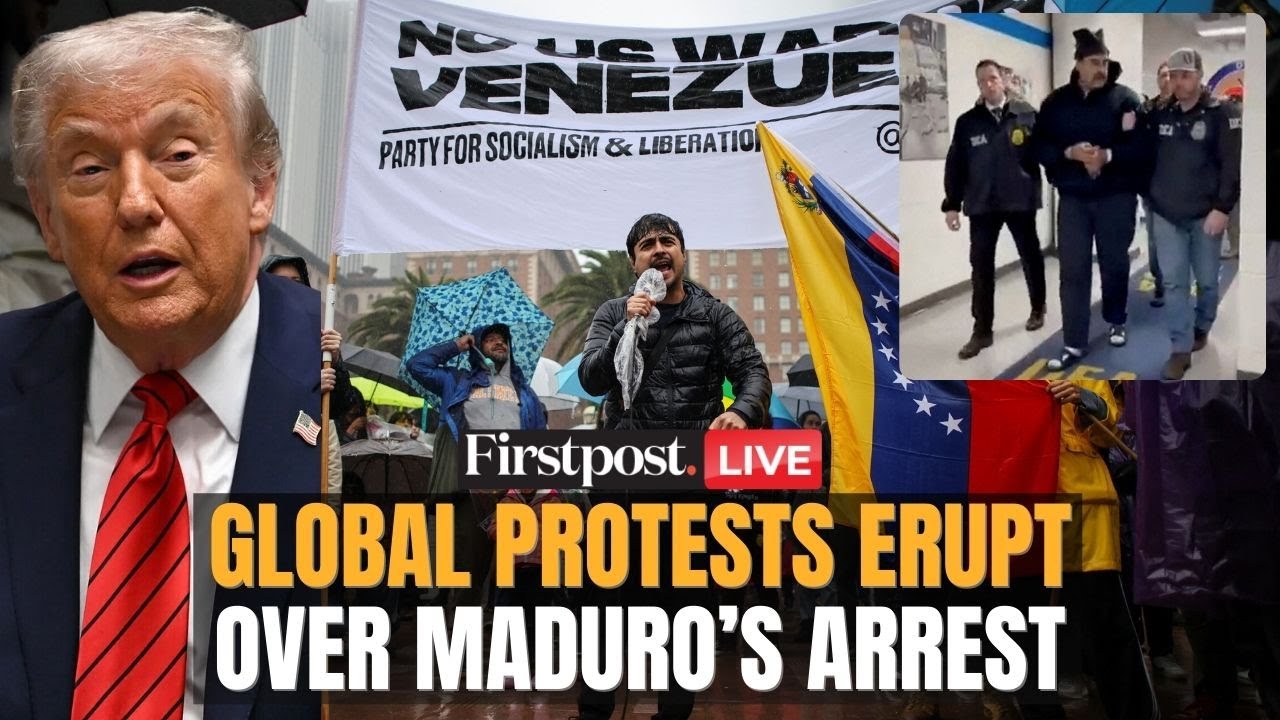 US-Venezuela LIVE: Protests Erupt Worldwide After Trump Captures Maduro | Venezuela | Firstpost