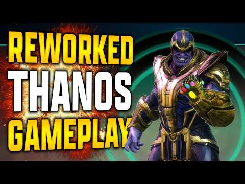 REWORKED THANOS GAMEPLAY - CHANGES LIVE MONDAY - MARVEL Strike Force - MSF