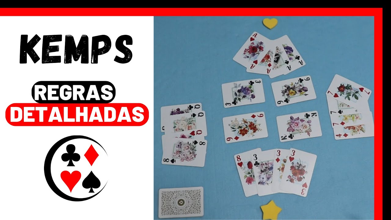 Como Jogar KEMPS - Jogo de Baralho ♣️♦️♠️♥️