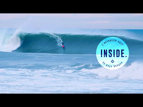 Big waves and beautiful scenery at Guethary