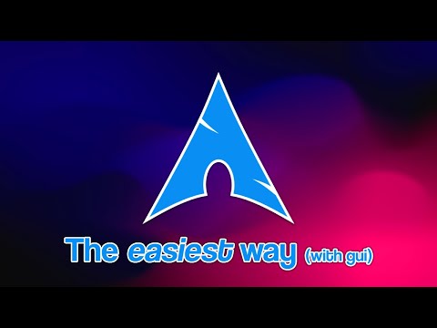 THE EASIEST WAY TO INSTALL ARCH LINUX IN 2024 (with gui).