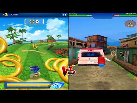 Sonic Dash vs street chaser android gameplay part 3