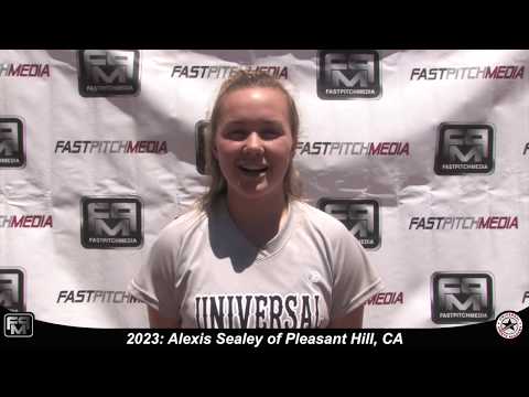 2023 Alexis Sealey Pitcher and First Base Softball Skills Video - Universal Faulstich